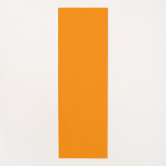 Orange yogamatte (Vorderseite)
