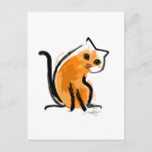 Orange You A Cat Postkarte (Vorderseite)