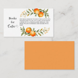 Orange You A Little Süsse Books for Baby Mitteilungskarte