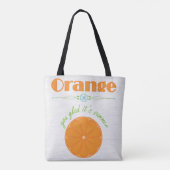 Orange You Glad Es ist Sommer Tasche (Rückseite)