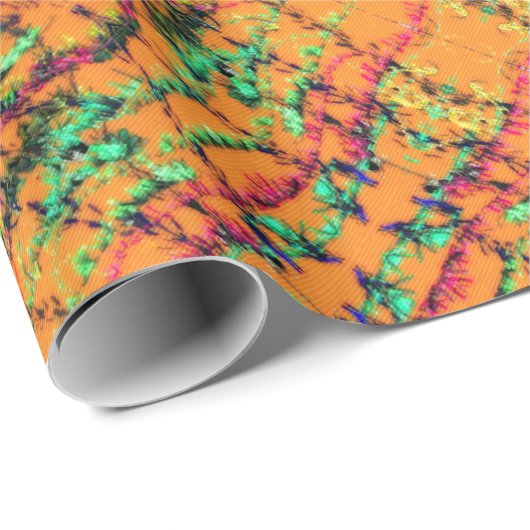 Orange You Glad Geschenkpapier (Rolleneckpunkt)