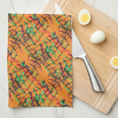 Orange You Glad Geschirrtuch (Viertel Falte)