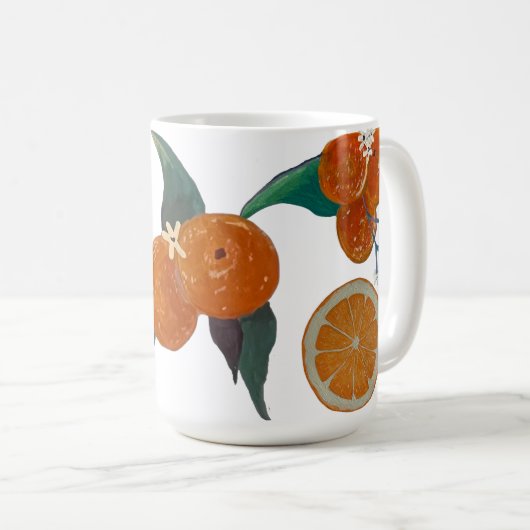 Orange You Glad Kaffeetasse (VorderseiteRechts)