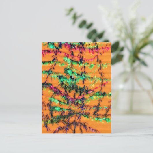 Orange You Glad Postkarte (Stehend Vorderseite)