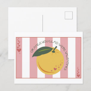 Orange You Glad Postkarte