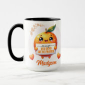 Orange You Glad We are Friends Individuelle Name Tasse (Links)