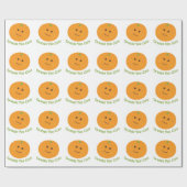 Orange You Niedlich Geschenkpapier (Flach)
