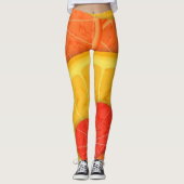 Orange | Zazzle_Growshop. Leggings (Vorderseite)