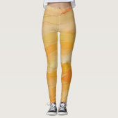 Orange | Zazzle_Growshop. Leggings (Vorderseite)