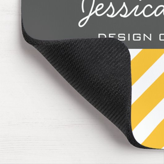 Orange Zickzack Mousepad | TBM (Ecke)