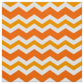 Orange Zig Zag Upholstery Stoffe durch den Garten (Muster)