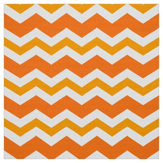 Orange Zig Zag Upholstery Stoffe durch den Garten (Muster)