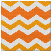 Orange Zig Zag Upholstery Stoffe durch den Garten (Nahaufnahme)