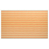 Orange Zig Zag Upholstery Stoffe durch den Garten (Yard (91,4 cm))