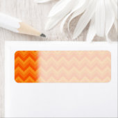 Orange Zigzag Streifen. (Insitu)