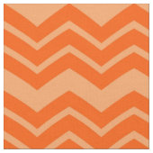 Orange Zigzag Zickzack Muster Stoff (Nahaufnahme)
