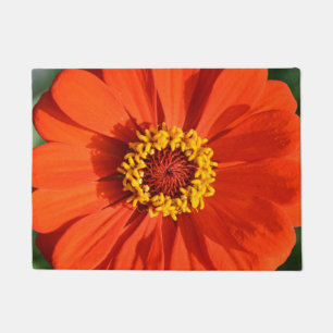 Orange Zinnia Fußmatte