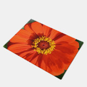 Orange Zinnia Fußmatte (Schrägansicht)