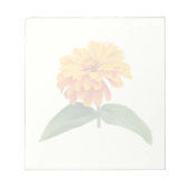 Orange Zinnia Notizblock (Vorderseite)