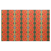 Orange Zinnia Stoff (Fat Quarter (45,7 x 55,9 cm))