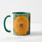 Orange Zinnia Tasse (Links)