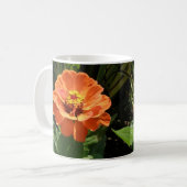 Orange Zinnia Tasse (Vorderseite Links)