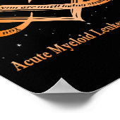 Orange zur Behandlung der akuten myeloischen Leukä Poster (Ecke)