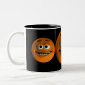 Orange Zweifarbige Tasse (Links)