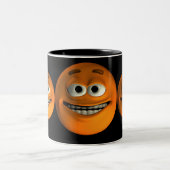 Orange Zweifarbige Tasse (Mittel)
