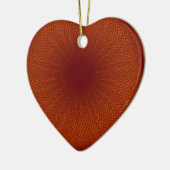 orangebraun Limon Keramik Ornament (Links)