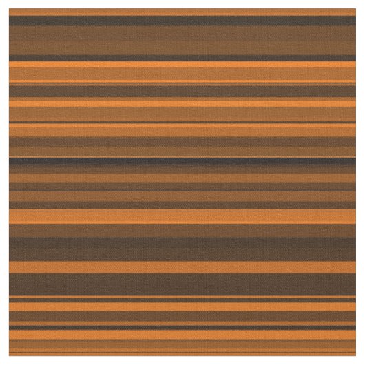 Orangebraune Streifen Stoff (Nahaufnahme)