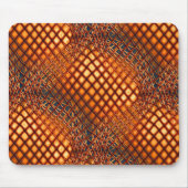 OrangeBrown-Design, das wie ein Jute-Netzwinkel au Mousepad (Vorne)