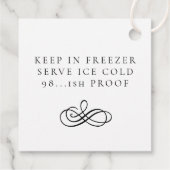 Orangecello FlaschenWedding Geschenkanhänger (Rückseite)