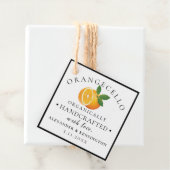 Orangecello Homemade Geschenkanhänger (Beispiel)