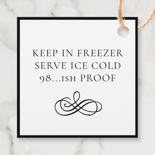 Orangecello Homemade Geschenkanhänger (Rückseite)