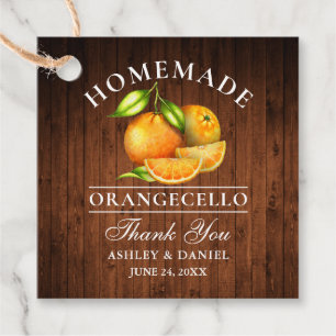 Orangecello Wedding Geschenkanhänger