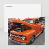 Orangefangener LKW Postkarte (Vorne/Hinten)