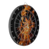 Orangefarben Dartscheibe (Vorderseite Links)