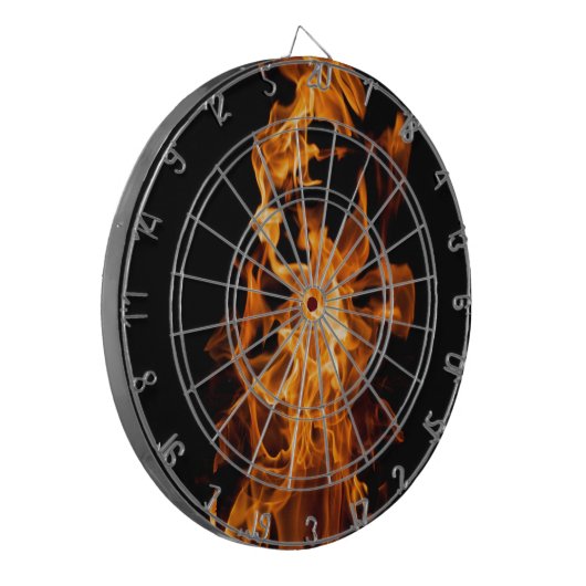 Orangefarben Dartscheibe (Vorderseite Links)