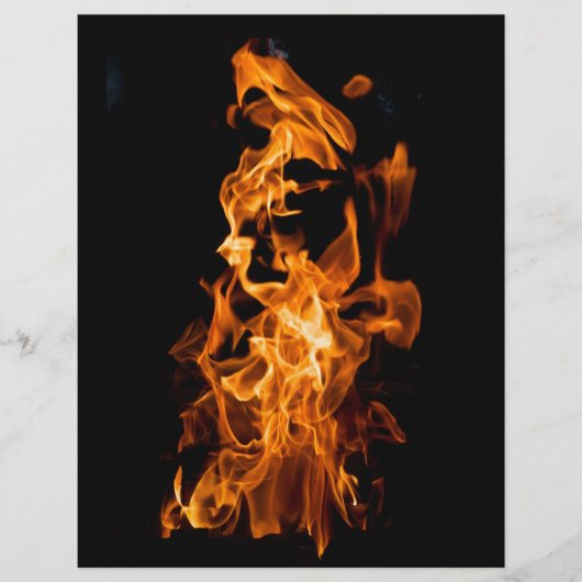 Orangefarben Flyer (Vorne)