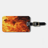 Orangefarben Gepäckanhänger (Vorderseite horizontal)