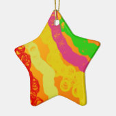 orangefarben keramik ornament (Links)