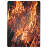 Orangefarben Klemmbrett (Rückseite)