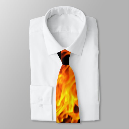 Orangefarben Krawatte (Gebunden)