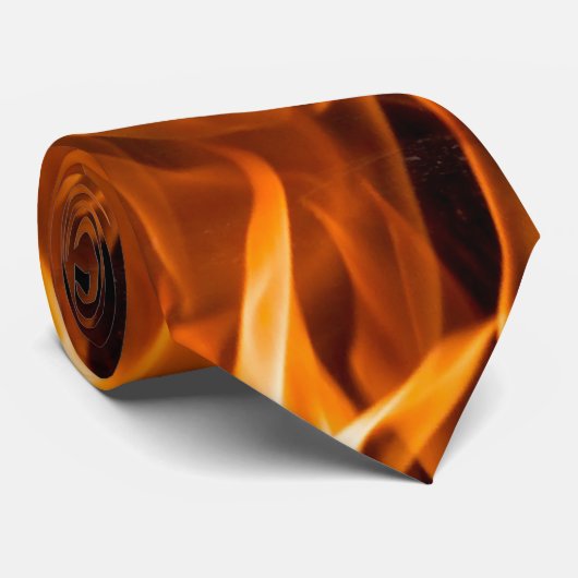 Orangefarben Krawatte (Gerollt)