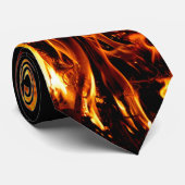 Orangefarben Krawatte (Gerollt)