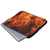 Orangefarben Laptopschutzhülle (Vorne Knopf)