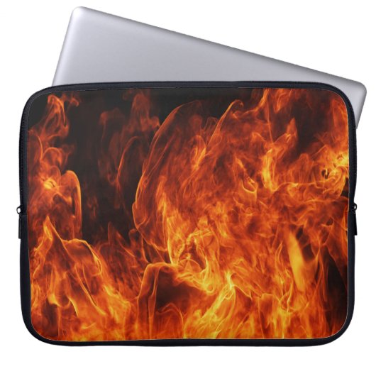 Orangefarben Laptopschutzhülle (Vorderseite)