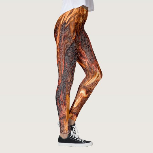 Orangefarben Leggings (Rechts)