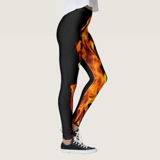 Orangefarben Leggings (Rechts)